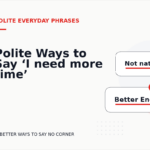 Polite Ways to Say ‘I need more time’