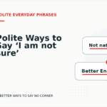 Polite Ways to Say ‘I am not sure’