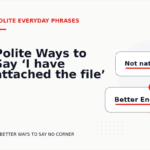 Polite Ways to Say ‘I have attached the file’