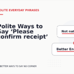 Polite Ways to Say ‘Please confirm receipt’
